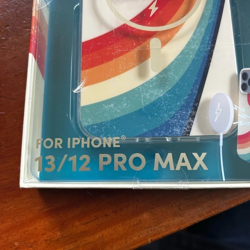 XO Poppy iPhone 13/12 Pro Max Magsafe Compatible Rainbow Durable Case